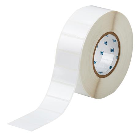 THT-17-483-3 Brady B-483A on White Label Printer Labels, 50.80 mm Width, 25.4mm Label Length