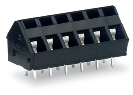 236-402/334-604 WAGO 236 Series PCB Terminal Block, 2-Contact, 5mm Pitch, Through Hole Mount, 1-Row, Cage Clamp Termination