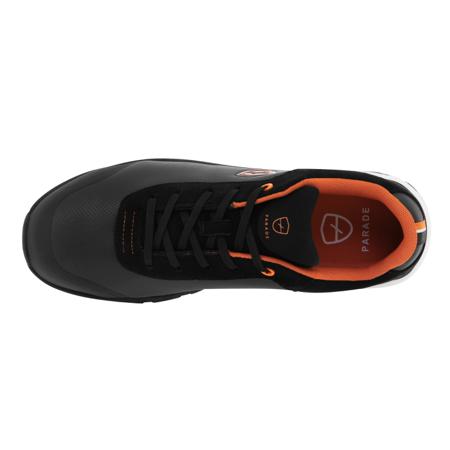 07SLAMER9834PT43 Parade Slamer Unisex Black Composite  Toe Capped Low safety shoes, UK 9, EU 43