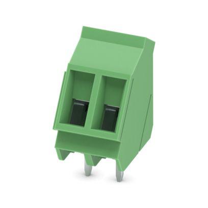 1713024 Phoenix Contact PCB Terminal Block, 2-Contact, 5mm Pitch, Wave Soldering, 1-Row, Plug In, Screw Termination