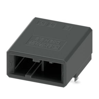 1376496 Phoenix Contact D32H Series Wave Soldering Mount PCB Header, 2 Contact(s), 5.08 mm Pitch, 1 Row, Shrouded