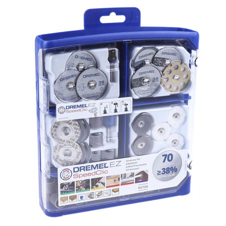 2615E725JA Dremel 70-Piece Accessory Kit for use with Dremel Tools