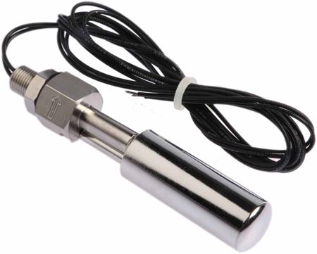 SSF211X100H Sensata Cynergy3 SSF211 Series Horizontal Stainless Steel Float Switch, Float, 1m Cable, NO/NC, 300V ac Max, 300V dc Max