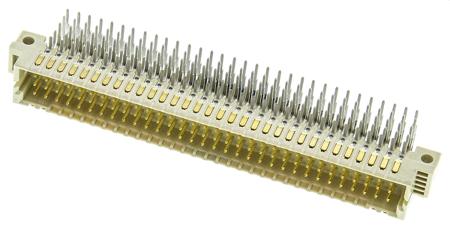 02011601101 HARTING har-bus 64 160 Way 2.54mm Pitch, Type Board to Board, 5 Row, Right Angle DIN 41612 Connector