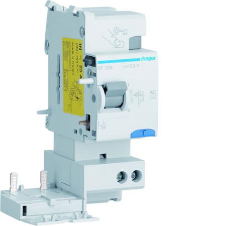 BF228 Hager BF RCCB, 25A, 2 Pole, 300mA, Type AC