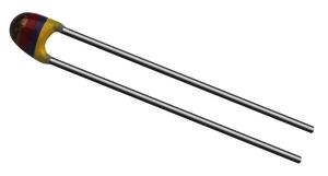 NTCLE100E3332JB0 Vishay NTC Thermistor, 3.3kΩ Resistance, NTC Type, 3.3 x 3 x 9mm