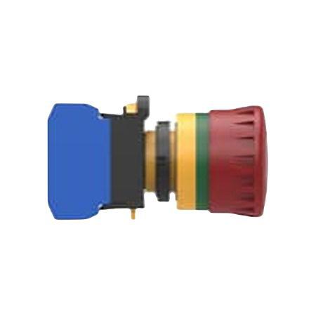 PBES22L203R TE Connectivity PBES22 Series Illuminated Emergency Stop Push Button, Panel Mount, 22.3mm Cutout, 2NO, IP20, IP65