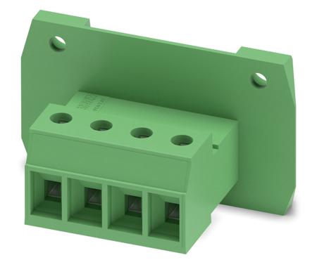 1840573 Phoenix Contact, 7.62mm Pitch, DFK-PC 4/ 4-GF-7.62, 4 Way, , Pluggable Terminal Block, Feed Through Plug, Direct