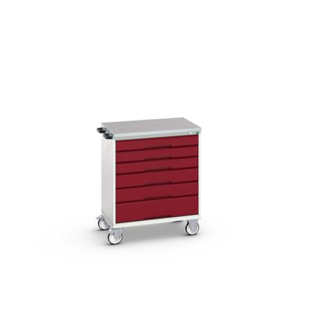 16927003-24 Bott, 6 Drawer Sheet Steel Floor Standing Cabinet, 800 x 600 x 980mm