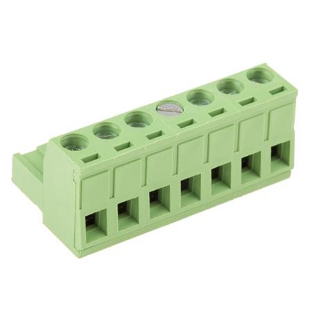 897-1222 RS PRO, 5.08mm Pitch, 7 Way, Right Angle, Pluggable Terminal Block, Plug, Through Hole, Screw Termination