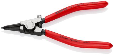 46 11 G0 Knipex  Pliers, 140 mm Overall, Straight Tip