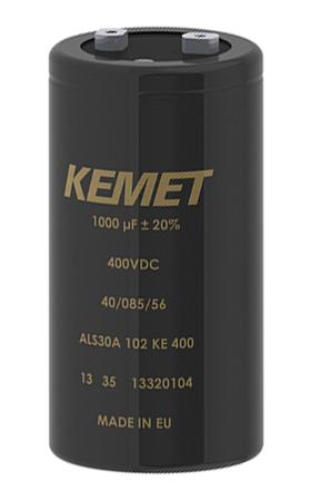 ALS31A103DA040 KEMET 10000μF Aluminium Electrolytic Capacitor 40V dc, Screw Terminal -