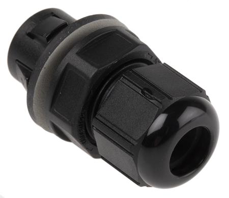 53112882 Lapp SKINTOP Series Black Polyamide Cable Gland, M16 Thread, 5mm min., 9mm max., IP68