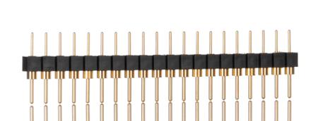 TS-120-G-A Samtec TS, 2.54mm Pitch, 20 Way, 1 Row, Straight Pin Header, Through Hole