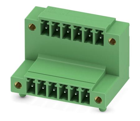 1830143 Phoenix Contact, 3.81mm Pitch, MCD 1.5/ 6-GF-3.81, 6 Way, Pluggable Terminal Block, Header, Solder Termination,
