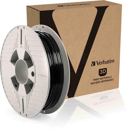 55155 Verbatim 2.85mm Black DURABIO 3D Printer Filament, 500g
