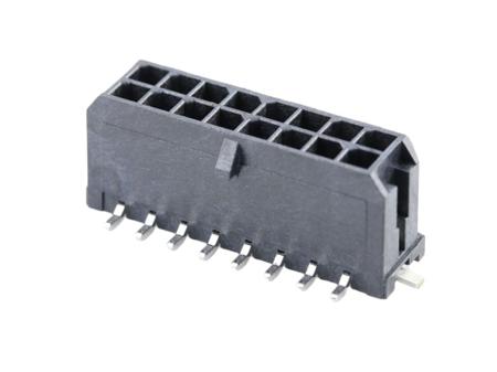 43045-1619 Molex MICRO-FIT 3.0 43045, 3mm Pitch, 16 Way, 2 Row, Straight PCB Header, Surface Mount