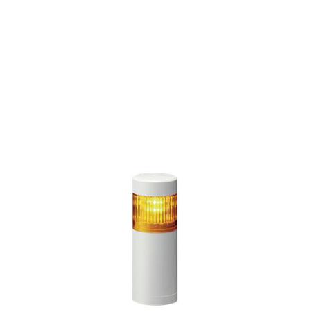 LR5-102WENW-Y Patlite LR5 Series Amber Signal Tower, 1 Lights, 24 V dc, Direct Mount