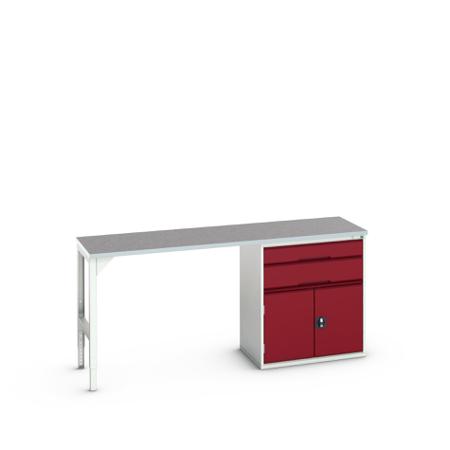 16921965-24 Bott Steel Workbench, 300kg Max Load, 930mm x 600mm x 2000mm