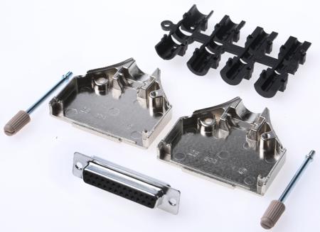 MHDTZK25-DB25S-K MH Connectors MHDTZK 25 Way D-sub Connector