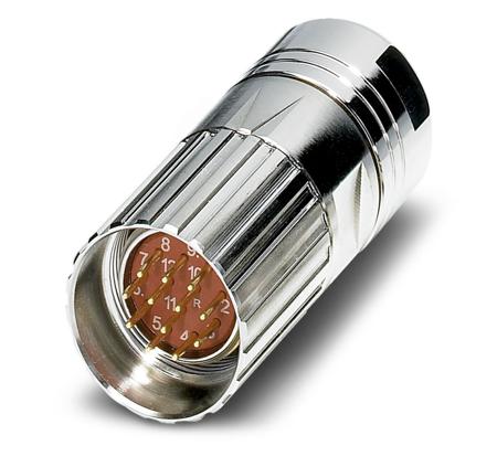 1607323 Phoenix Contact Circular Connector, 17 Contacts, Cable, M23 Connector, Plug, Male, IP67, RF Series