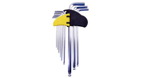 RND-550-00479 RND 9 pieces piece L Shape Metric Hex Key Set, 1.5 → 8mm