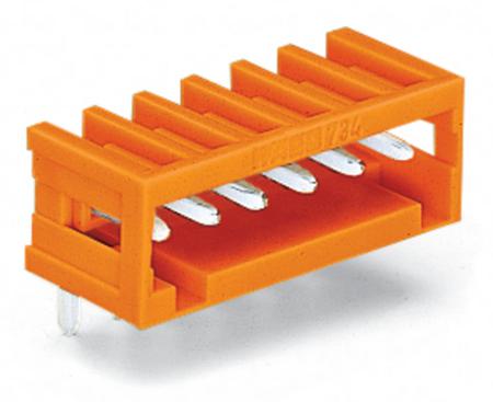 734-276 WAGO 734 Series Angled Through Hole Header, 16 Contact(s), 3.5 mm Pitch, 1 Row, Shrouded