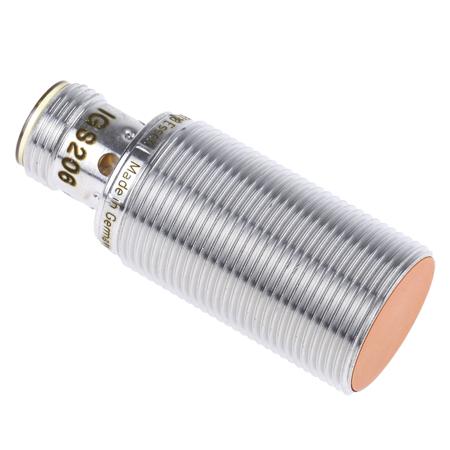 IGS206 ifm electronic Inductive Threaded Barrel Proximity Sensor, M18, 8 mm Detection, PNP NC, 10 → 36 V dc