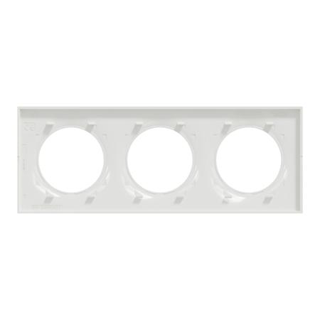 S520706 Schneider Electric White 3 Gang Cover