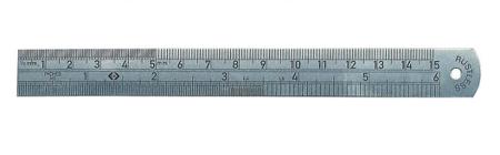 T3530 06 CK 150mm Stainless Steel Imperial, Metric Ruler