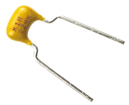 C330C224K1R5TA KEMET 220nF Multilayer Ceramic Capacitor MLCC, 100V dc V, ±10% , Through Hole
