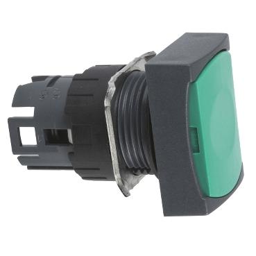 ZB6DA3 Schneider Electric Harmony XB6 Series Green Spring Return Push Button Head, 16mm Cutout, IP65
