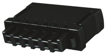 14310613101000 HARTING, 2.54mm Pitch, Har-Flexicon, 6 Way, Vertical, Pluggable Terminal Block, Plug, Cable Mount, Screw Termination,