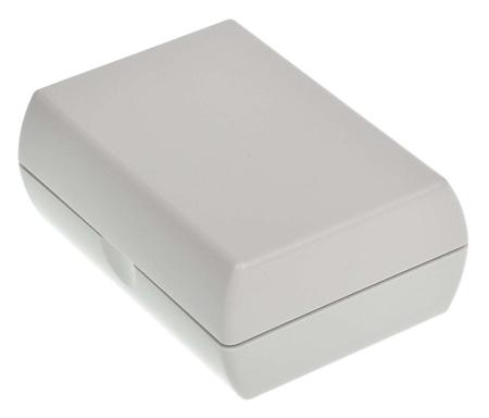 200-6711 RS PRO Light Grey Polycarbonate Enclosure, IP52, 26.5 x 46.5 x 65.5mm