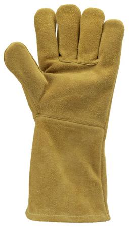 1WEL330011 Coverguard EUROWELD 330 Gold Leather Welding  Gloves, Size 11