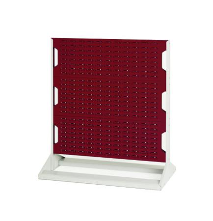 16917125.24V Bott Steel Louvre Panel Storage Unit, 550mm x 1000mm x 1125mm, Red