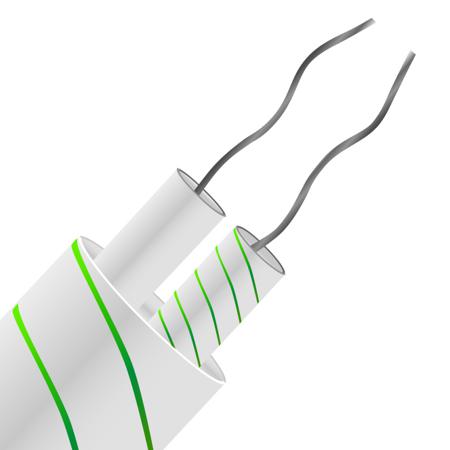 827-5842 Thermocouple & Extension Wire Type K, -60 → +350 °C 2 Core Glass Fibre Sheath 100m