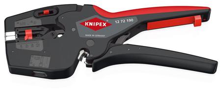 12 72 190 Knipex  Series Automatic stripper, 0,03 mm² Min, 10 mm² Max, 190 mm Overall