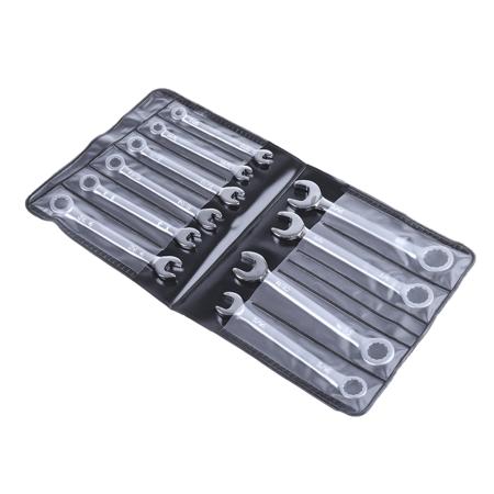 184-8049 RS PRO 10-Piece Spanner Set, 5/32 → 3/8 in, Carbon Steel