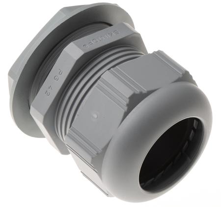 53015080+53015080 Lapp SKINTOP Series Grey Polyamide Cable Gland, PG42 Thread, 35mm min., 38mm max., IP68