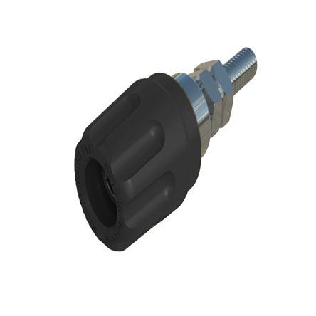 930099104 Hirschmann Test & Measurement 16A, Green Binding Post With Brass Contacts and Nickel Plated - 14mm Hole Diameter