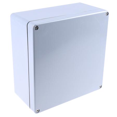 918-8825 RS PRO Grey PET Enclosure, IP66, Grey Lid, 255 x 250 x 120mm