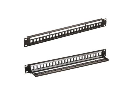 FFK24mtmc TUK Limited FFK Series 24 Port Patch Panel FTP 1 U Black, Silver