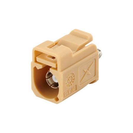 FK2FIG Taoglas FAKRA Gen 2 Series, Jack Cable Mount SMB Connector, Cable Termination, Straight Body