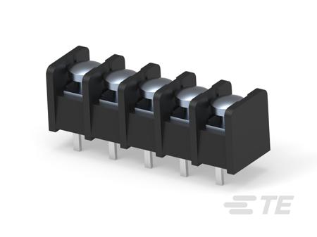 1-1437667-1 TE Connectivity Barrier Strip, 5 Contact, 8.26mm Pitch, 1 Row, 10.2A, 150.3 V