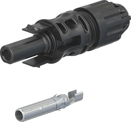 32-0310P0010 Staubli MC4-Evo 2 Series, Female, Panel Mount Solar Connector, Cable CSA, 2.5mm², Rated At 39A, 1.5 kV PV-KBT4