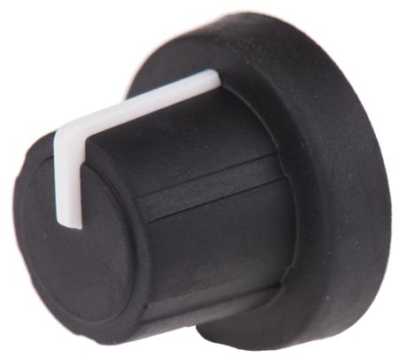 3/03/TPN130-006/237/224 Sifam 18.9mm Black Potentiometer Knob for 6mm Shaft Splined,