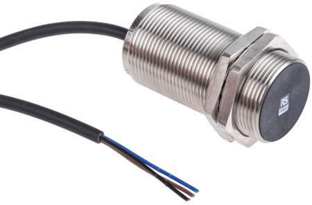 206-6149 RS PRO Inductive Threaded Barrel Proximity Sensor, M30, 15 mm Detection, PNP NO, 10 → 30 V dc