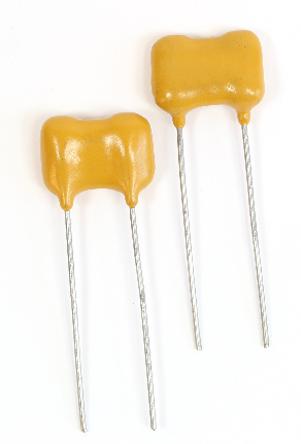 495-852 RS Pro 820pF Mica Capacitor 500 V dc ±1% Tolerance D Series Radial