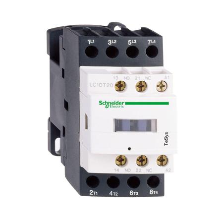 LC1D1286L7 Schneider Electric TeSys D LC1D Contactor, 4 Pole, 25 A, 1 NO + 1 NC